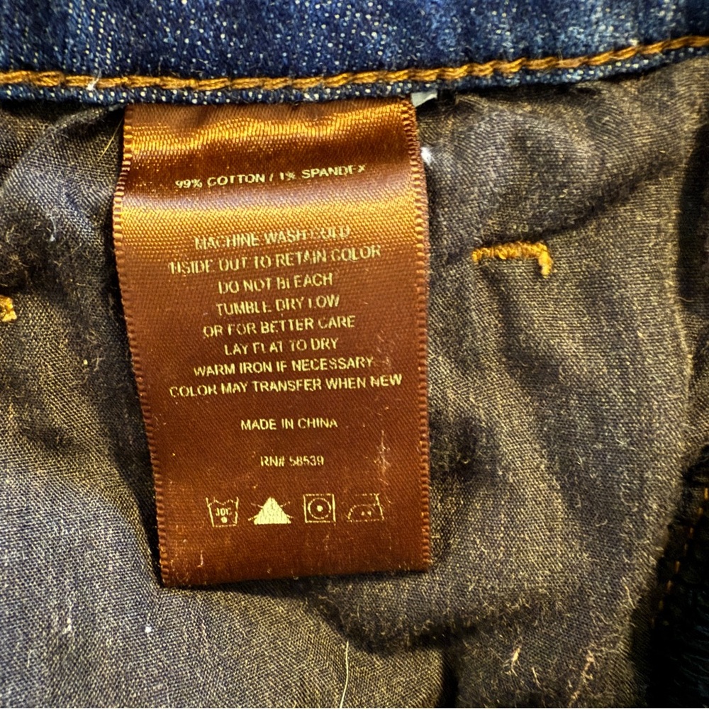 Kut from the Kloth Amy Ankle Straight Leg Jeans Distressed Cuffed Women’s 10 - Picture 11 of 16